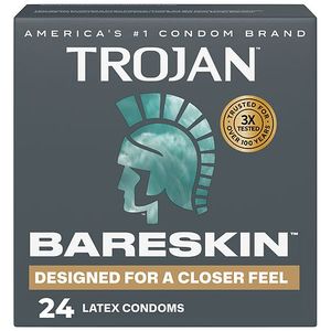 lot 4593 image: Trojan Premium Latex Condoms BareSkin Value Pack 00022600998532 Basic male condom (EXPIRES 112030)