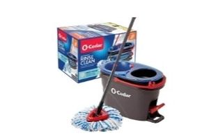 lot 8936 image: O-Cedar RinseClean Deep Clean Spin Mop Bucket System Multi-Colored Brand New - Retail $50