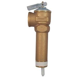 lot 8955 image: 34 in. Bronze NCLX-A Temperature and Pressure Relief Valve with 3-12 in. Shank MNPT Inlet x FNPT Outlet