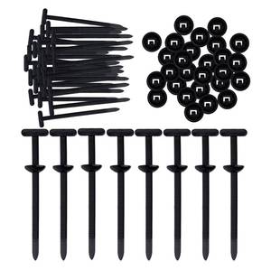 lot 9789 image: 100 Pcs Nylon Universal Cable Tie Buckle - New Multifunctional Zip Tie Buckles, Plastic Cable Ties Tool Fasteners Car Body,Zipper Clips for Car Daily Repair Bumper Clips