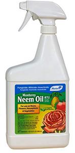 lot 9805 image: Monterey Neem Oil Insecticide, Miticide and Fungicide Ready to Use Spray - 32 Ounce