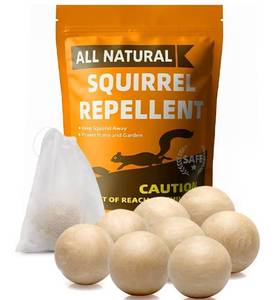 lot 9820 image: Squirrel Repellent Outdoor, Squirrel Deterrent for Garden, Chipmunk Repellent Outdoor, Squirrel Away, Squirrel Repellent for AtticTreesYard,PeoplePetPlant Friendly-8Packs