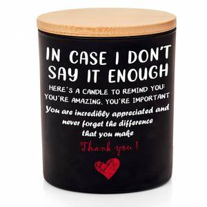 lot 9843 image: 10 Oz Vanilla Lavender Candle- Thank You Gift