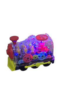 lot 10214 image: Light-Up and Music Playing Mechanical Train Engine STEM Toy