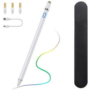 lot 16791 image: Stylus Pen for iPad Pencil 10th 9th 8th 7th 6th 2nd Generation  20Hrs Work Palm Rejection Apple Pen for 2018-2023 iPad Pro  iPad Air  iPad Pencil 1st Generation  White