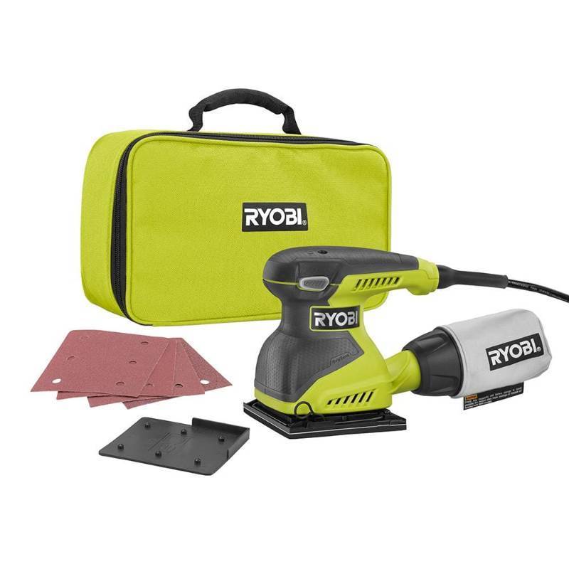 lot 21870 image: RYOBI 2 Amp Corded 14 Sheet Sander