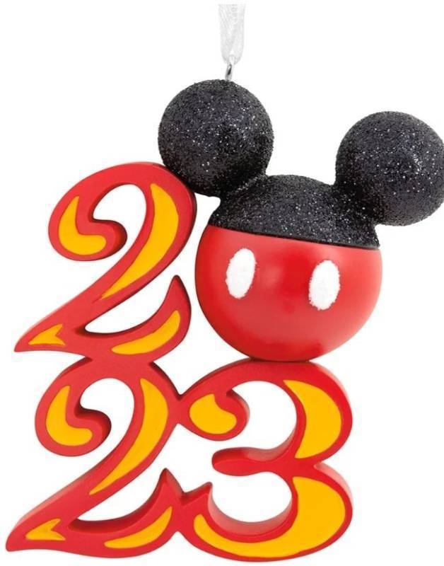 lot 7006 image: Hallmark Disney Mickey Mouse Icon 2023 Christmas Ornament