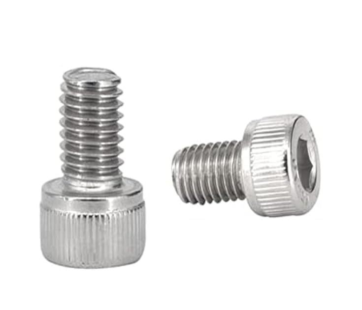 lot 9334 image: M5-0.8 x14mm Socket Head Cap Screws Bolts, Stainless Steel 18-8 (304), Bright Finish, Fully Threaded, Allen Socket Drive, Pack of 30