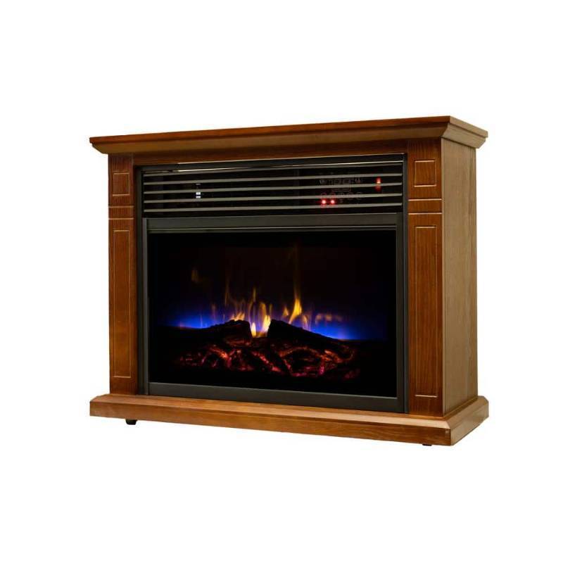lot 2542 image: Comfort Glow 29 TV Stand with Electric Fireplace (See Pics)- Retail $390