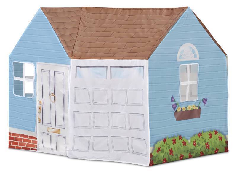 lot 4268 image: Kid Trax Magical Playhouse Tent for Kids, IndoorOutdoor Toys, Kids Tent, Large Space Pretend Play Toys, Easy Assembly, Front and Rear Openings (See Pics)