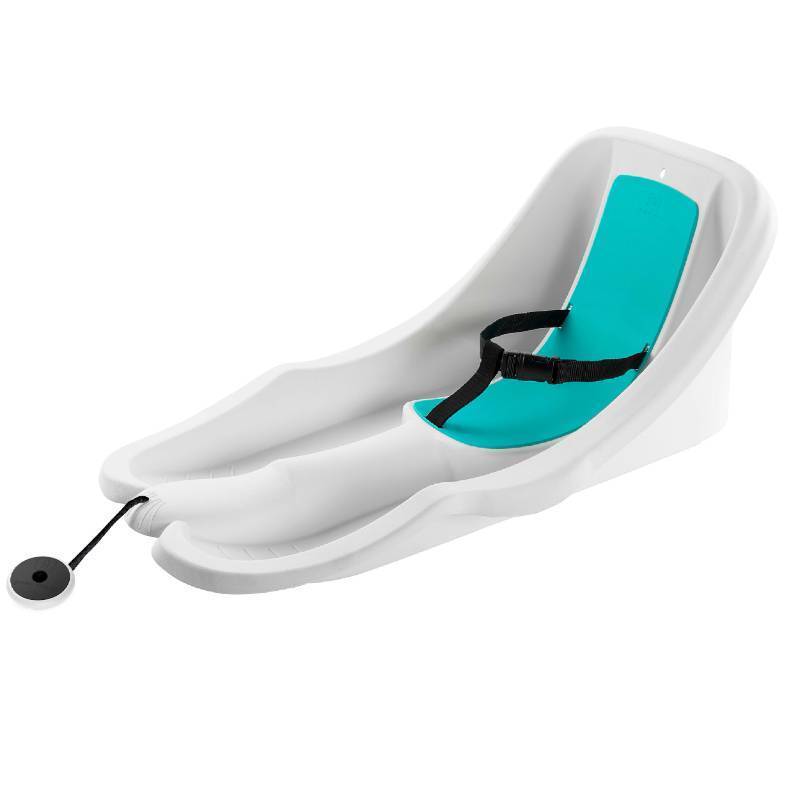 lot 4278 image: Gizmo Riders Baby Rider, Toddler Sled - 3-Point Harness, Anti-Slip Seat, Front Tow Strap, Durable Plastic, Ideal for 6 Months to 3 Years, Supports Up to 55 lbs,