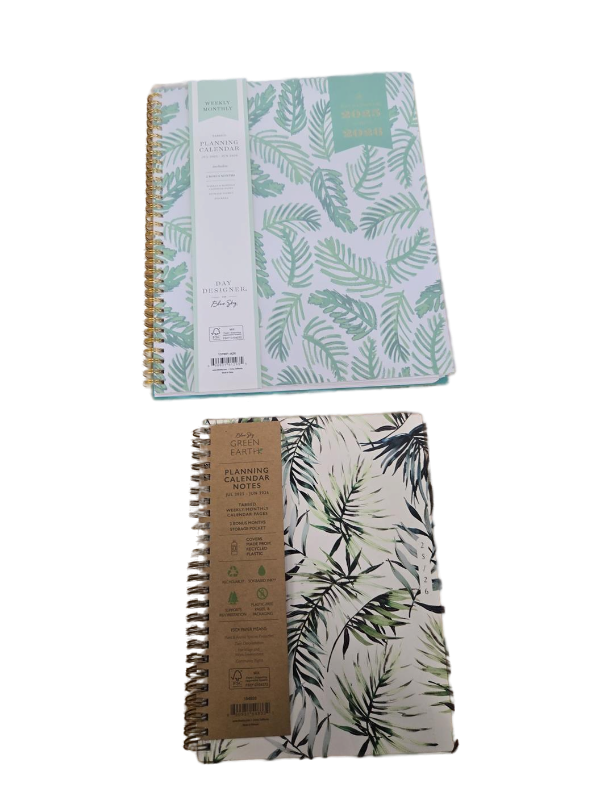 lot 9379 image: Blue Sky Tropical WeeklyMonthly Planner Set