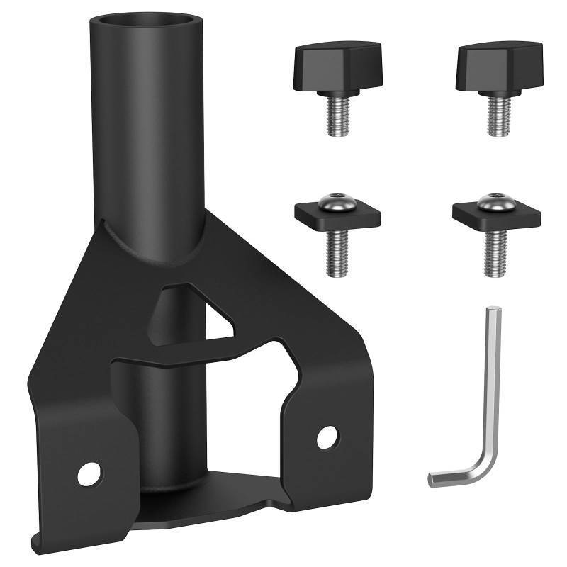 lot 9406 image: Moker Truck Bed Rail Flag Pole Holder Mount for Toyota TacomaTundra