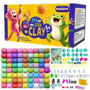 lot 4635 image: Air Dry Clay for Kids, 60 Colors