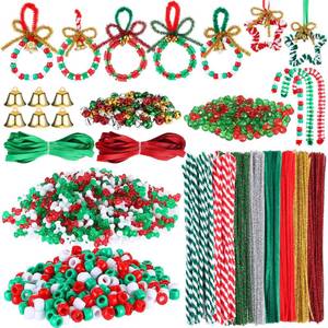 lot 4636 image: Gisafai 3009 Pcs Christmas Beads for Ornament Craft