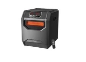 lot 6009 image: Electric 6 Element Infrared Space Heater Black Plastic - Retail $119