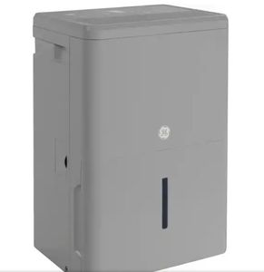 lot 8970 image: 50-Pints for Wet Rooms Up To 4500 sq. ft. Residential Dehumidifier with Bucket in Gray Wi-Fi, ENERGY STAR (DOESNT WORK) - Retail $259