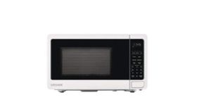 lot 8972 image: 0.7 Cu. Ft 700-Watt Countertop Microwave Oven in White  (DOESNT WORK) - Retail $59
