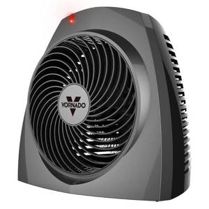 lot 8982 image: VH200 1500-Watt Electric Portable Space Heater  Whole Room Vortex Heat Circulation Charcoal - Retail $80
