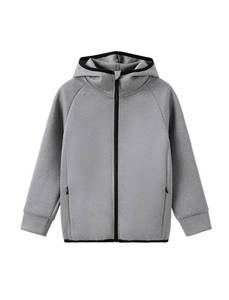 lot 9893 image: Zip Up Grey Hoodie Jacket, Size 7-8 Youth