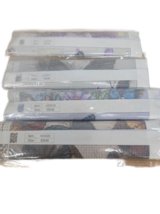 lot 9905 image: Diamond Art Butterfly Kit Bundle 30x40