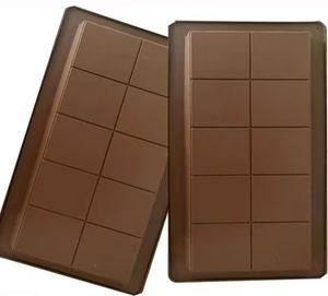 lot 9928 image: 4 PCS Chocolate Bar Molds, Non-Stick Chocolate Candy Molds, Food Grade Silicone Chocolate Bar Mold