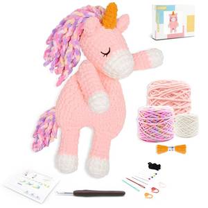 lot 10235 image: Crochet Kit, 14in Crochet Animal Kit