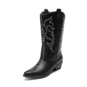lot 10251 image: DREAM PAIRS Womens Cowboy Boots Size 9