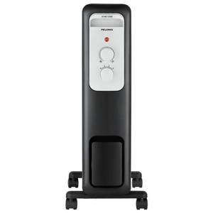 lot 15283 image: 1500-Watt Oil-Filled Radiant Electric Space Heater with Thermostat  (No Wheels)- Retail $80