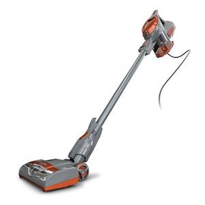 lot 15285 image: Shark Rocket Ultra-Light Corded Stick Vacuum HV301 8.5 Cleaning Path Orange - Retail $140
