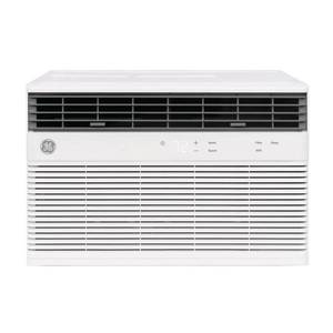 lot 15288 image: 18,300 BTU 230208-Volt Window Air Conditioner Cools 1000 sq. ft. with Wi-Fi and Remote in White (Damaged, See Pics)- Retail $599