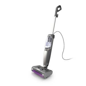 lot 15293 image: Shark Steam Pickup 3-in-1 Steam Mop SD201 9.3 Cleaning Path Black Electric, Bagless, 1230W - Retail $230