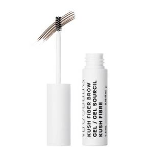 lot 4007 image: Milk Makeup KUSH Fiber Brow Gel Tinted Gel Fluffs, Fills  Holds Eyebrows for a Fuller, Natural Look Conditioning, Vegan Formula Grind (Dark Brown), 0.15 oz