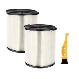 lot 4047 image: 2-Pack VF4000 Replacement Filter for Ridgid 72947 Standard Wet dry Vac 5 to 20 Gallon 6-9 Gal Husky Vacuum Compatible WD5500 WD0671 RV2400A RV2600B Vac Retail- $20
