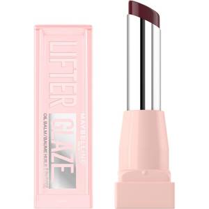 lot 4053 image: Maybelline Lifter Glaze Oil Balm with Hyaluronic Acid and Hydrating Oil Blend, Lip Balm with 24HRs of Smooth, Moisturizing Shine, Espresso Kiss (Sheer Deep Brown Nude)