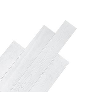 lot 4137 image: Luxdecor Real Wood Wall Planks - White Shiplap Boards 5 Peel and Stick - 10 Pieces, 12.5 Sq Ft Retail- $70