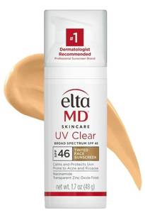 lot 1803 image: EltaMD UV Clear Tinted Sunscreen for Face - Deep Tinted SPF 46 with Zinc Oxide, Oil-Free, Dermatologist Recommended, 1.7 oz