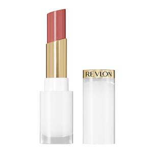 lot 1825 image: REVLON Super Lustrous Glass Shine Balm, Hydrating Tinted Lip Balm with Hyaluronic Acid, Aloe & Rose Quartz, 004 Nude Illuminator, 0.11 oz