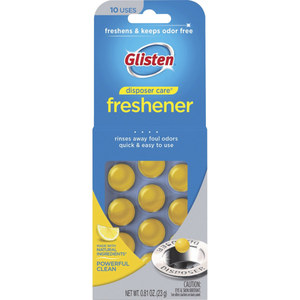 lot 1875 image: Glisten Garbage Disposer Care Freshener Pods  10 Pack