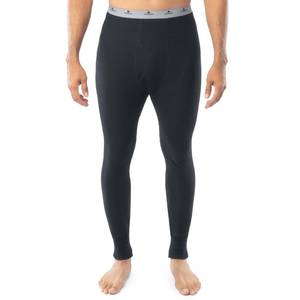 lot 1886 image: Indera Mens Heavyweight Cotton Waffle Long Johns Thermal Underwear Bottom, Black, Medium