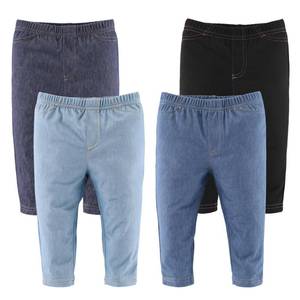 lot 4328 image: The Peanutshell Baby Boys or Girls Jeggings Set of 4, 12-18 Months Size Jeans, Soft and Stretchy Pants, Boy and Girl Leggings, Infant Boy and Toddler Girl Clothes - Denim