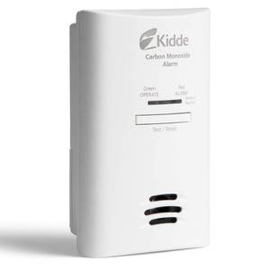 lot 4330 image: Kidde Carbon Monoxide Detector, Plug in Wall with AA Battery Backup, Test-Hush Button - Retail $35