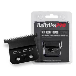 lot 4344 image: BaBylissPRO Barberology Deep Tooth DLC 2 Replacement Blade for Outlining Hair Trimmers (FX707BD2), Black