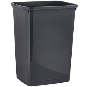 lot 4346 image: Superio Large Kitchen Trash Can 13 Gallon, 52 Qt Waste Bin for Kitchen, Garage, Indoor and Outdoor Trash Can, Dark Grey Retail $56