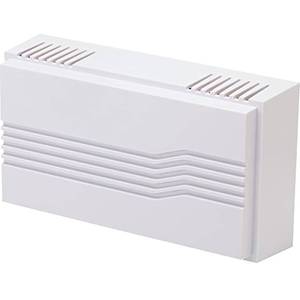 lot 4350 image: Newhouse Hardware White 2-Note Wired Mechanical Door Bell Chime CHM1