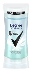 lot 4354 image: Degree Ultraclear BlackWhite Antiperspirant Deodorant 2.6 oz