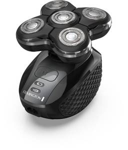lot 4368 image: Remington XR7000 Balder Pro Rotary Shaver Rechargeable Waterproof Electric Razor for Men Cordless Lithium Power 5 Dual Track Flexing Heads and Pop-Up Trimmer Black