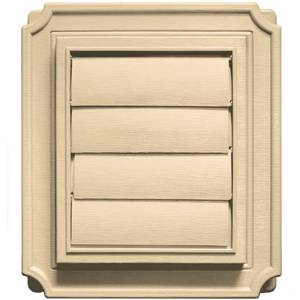 lot 4381 image: Builders Edge 140137079012 Scalloped Exhaust Vent 012, Dark Almond