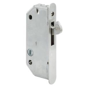 lot 4415 image: Prime-Line E 2171 2-916 In. Steel, Round-Faced Mortise Latch with Vertical Keyway (Single Pack)