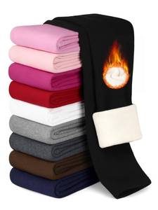 lot 4426 image: Aikuco Girls Fleece Lined Leggings Kids & Toddlers  Warm Thermal Winter Pants for Girls  2-16 Years Black 1 PAIR